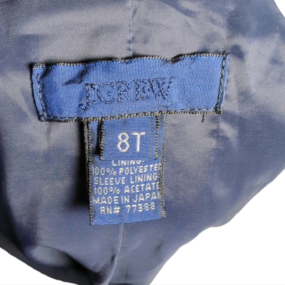J. Crew Blue Blazer Size 8T - Picture 2 of 4
